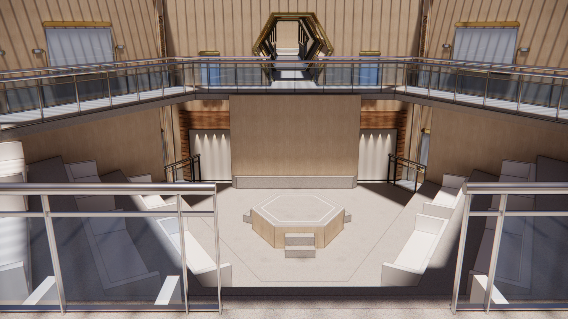 Vr Conference room view for Museum of Diversity