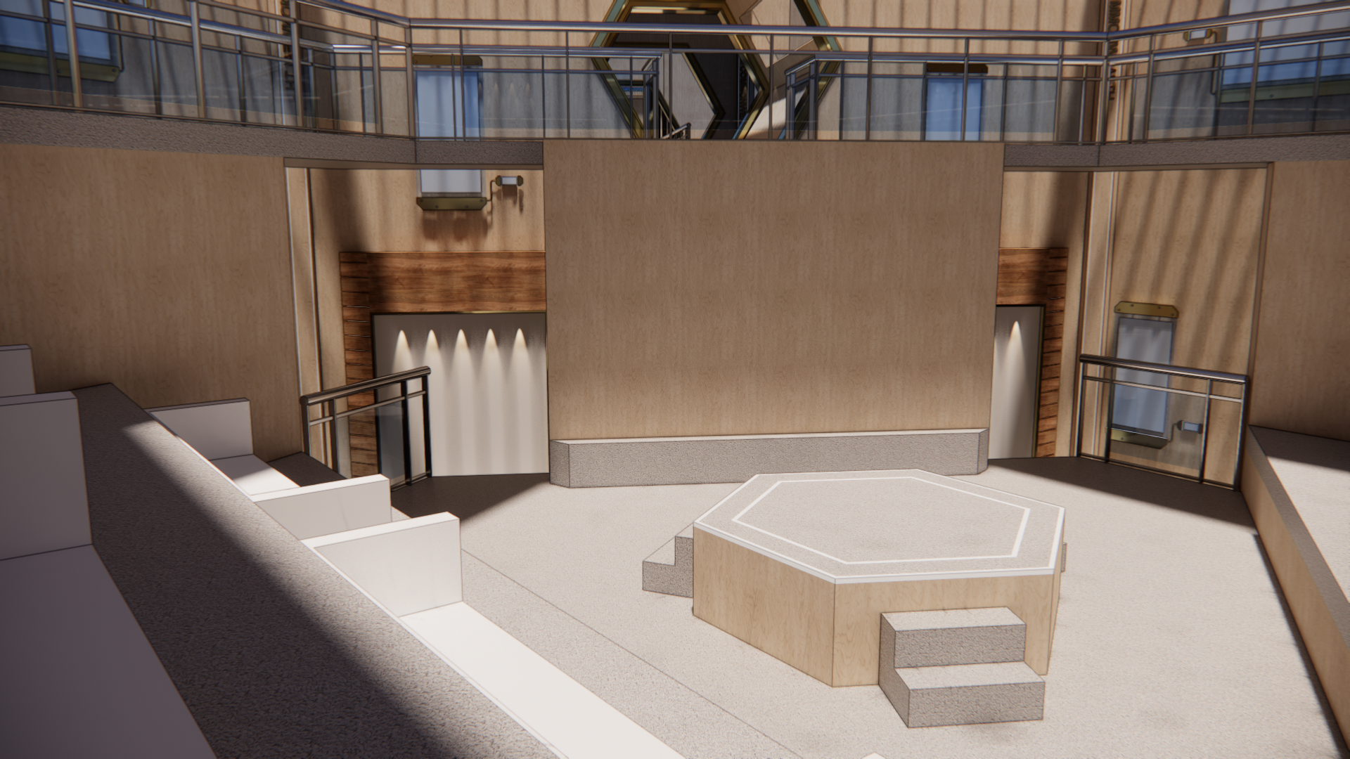 Museum of Diversity - Commonwealth Secretariat vr space - lobby area